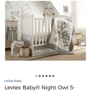 ❌ SOLD Levtex Baby Owl Crib Set
